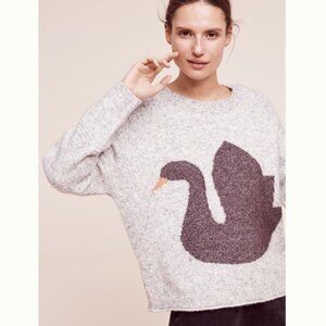 Anthropologie Folk by Hansel from Basel Swan Sweater